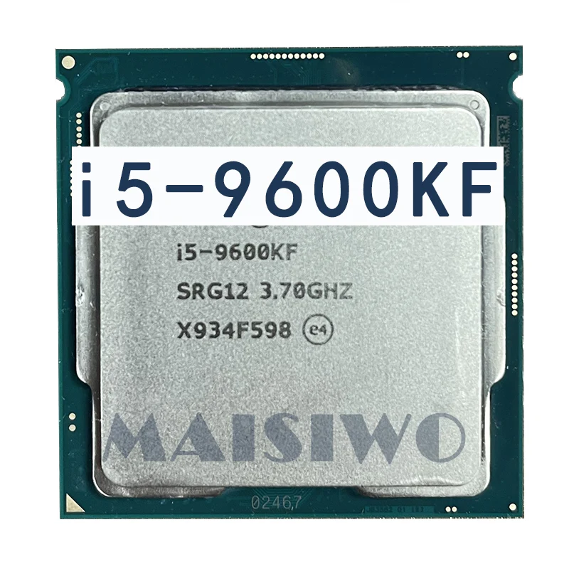 

Б/у процессор i5 9600KF, 14 нм, 6 ядер, 6 потоков, 3,7 ГГц, 9 МБ, 95 Вт, LGA 1151, процессор 9-го поколения