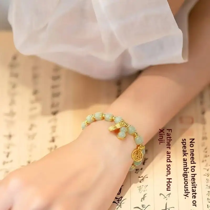 1Pcs Popular Elegant Fashion Jewelry Natural Ins Niche Design Peanut Bracelet Sexy Young Girls Holiday Gifts