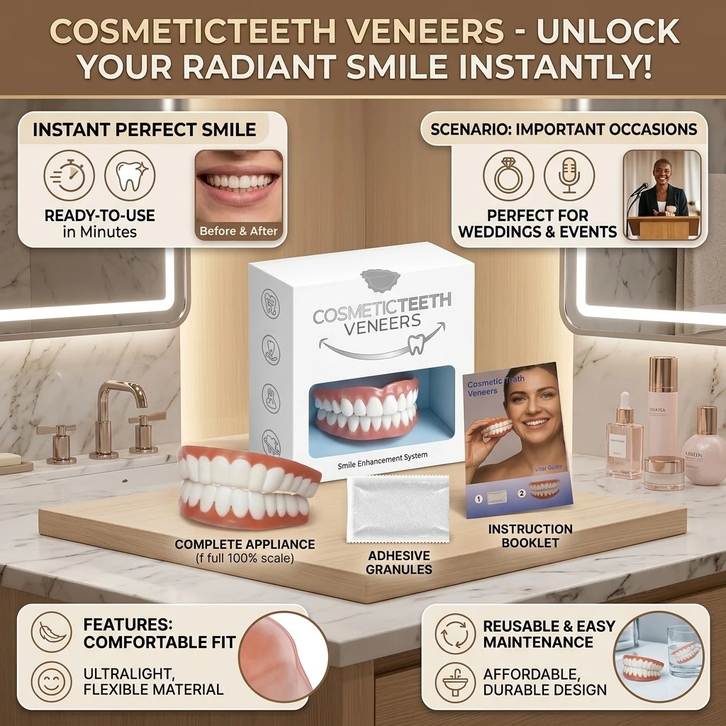 Q 14 Denture Decoration Set 20g Full Package Beautiful Teeth Smile Enhancement Denture Decoration Teeth Beauty New Dentures