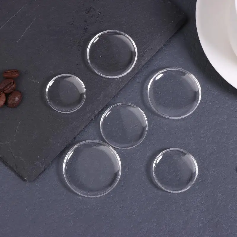 25-36MM Watch AccessoriesAcrylic Round Watch Mirror Lid Watch Replacement Mask Transparent Surface Flat Face Mirror