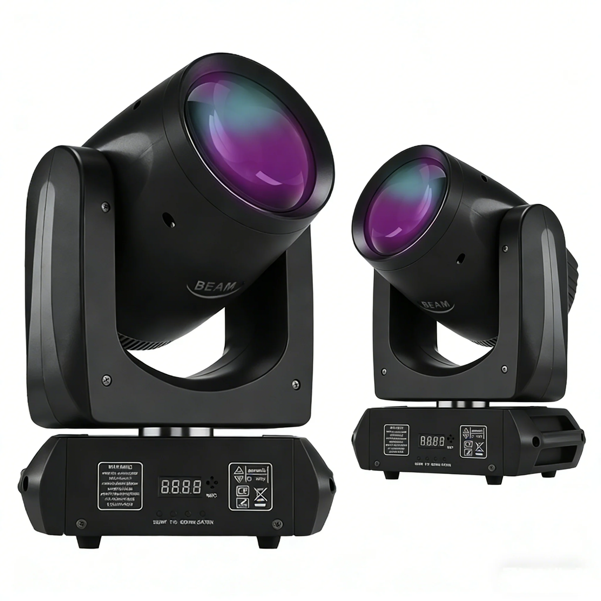 1/2/4/6 200W LED Beam Moving Head Light, 18 prisma's, 46000 LUX, DMX512, geluidsgeactiveerd, automatische bediening, master-slave, podiumverlichting, disco, DJ - afbeelding 1