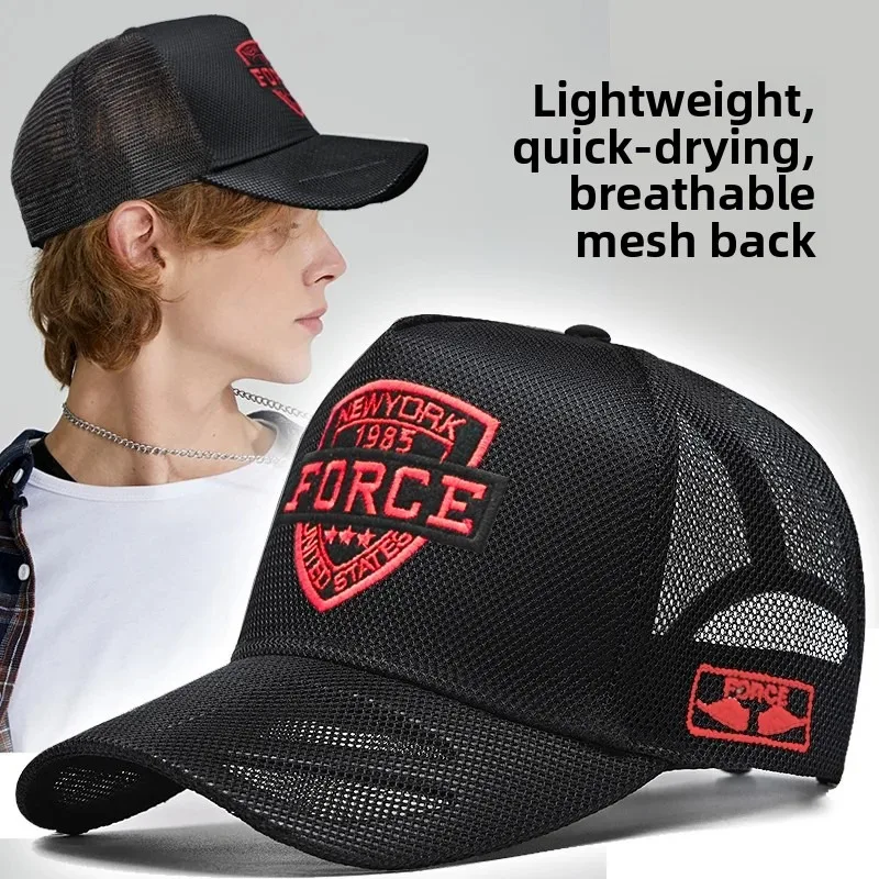 Big Size 65cm Full Network Baseball Caps Men Summer Breathable Snapback Cap Big Head Sunscreen Sun Hat Outdoor Truck Driver Caps