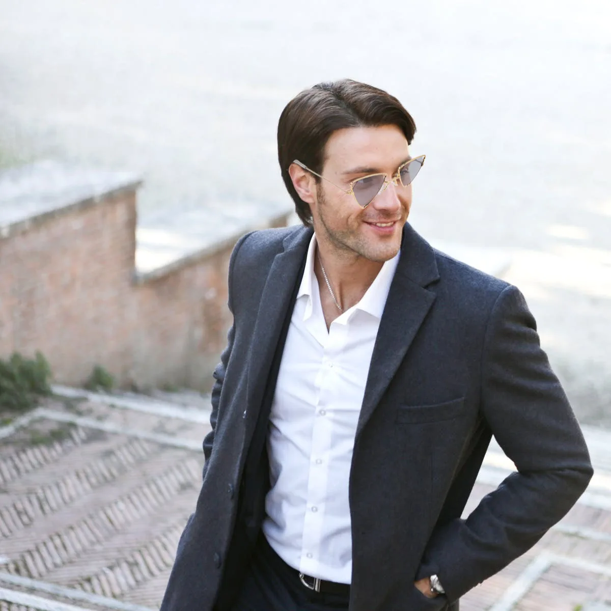 

Metal Sunglasses Outdoor Use Women's European and American Unique Design Personality for