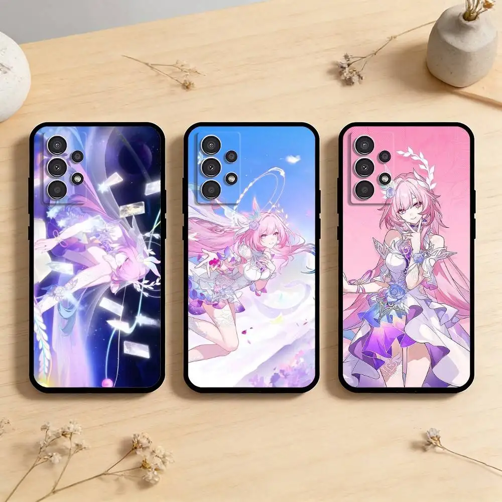 

AAA Cute Girl Cyrene Phone Case For Samsung Galaxy A73,A72,A71,A70,A53,A52,A51,Others Soft Black Cover