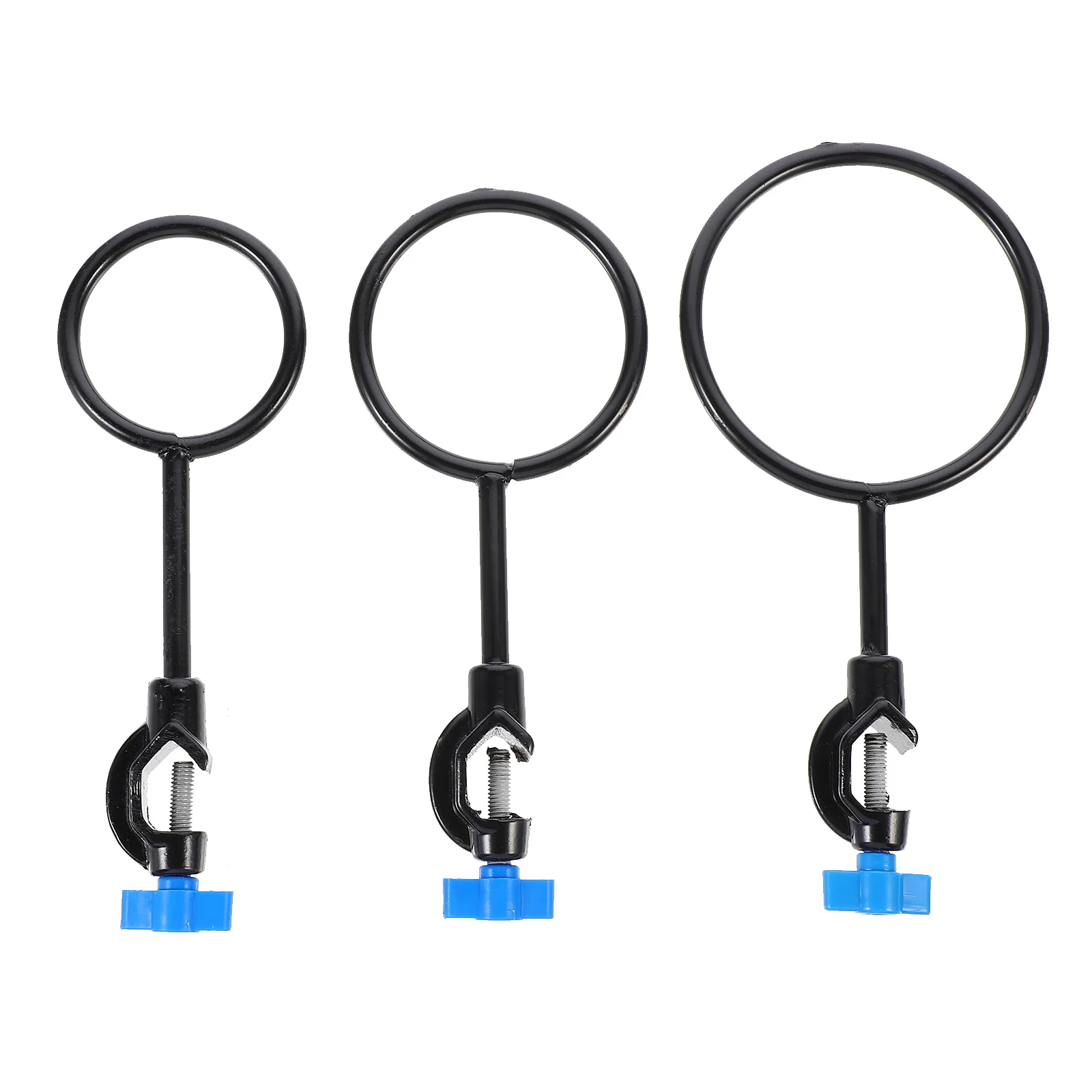 

3pcs Lab Equipment Ring Iron Stand Accessories Chemistry Supplies Science Tools Support Clamps Retort Set Practical Details