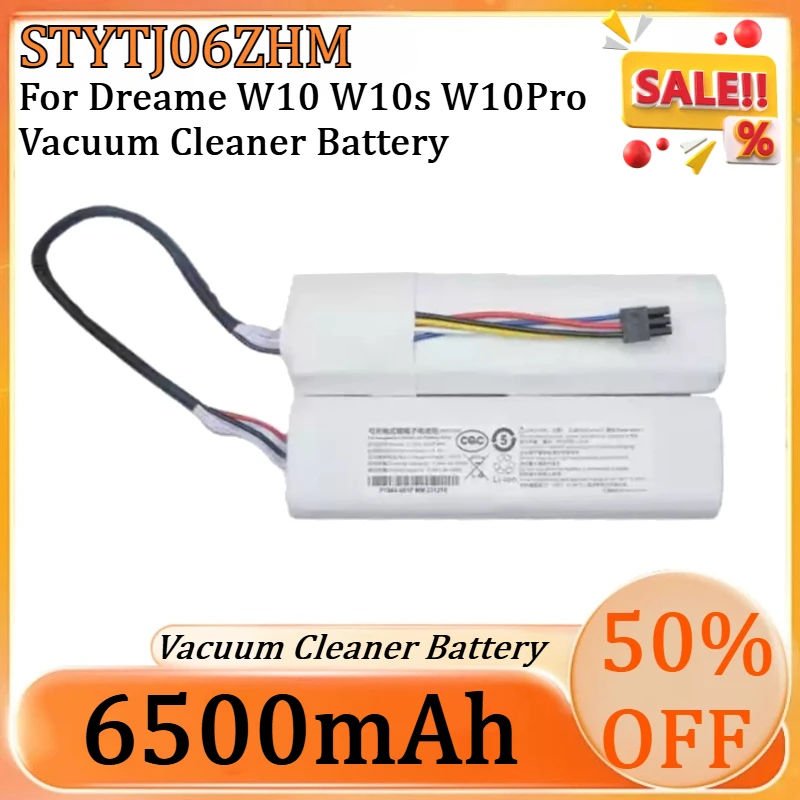 

Новая батарея STYTJ06ZHM 6500 мАч для пылесосов Dreame W10, W10s, W10Pro