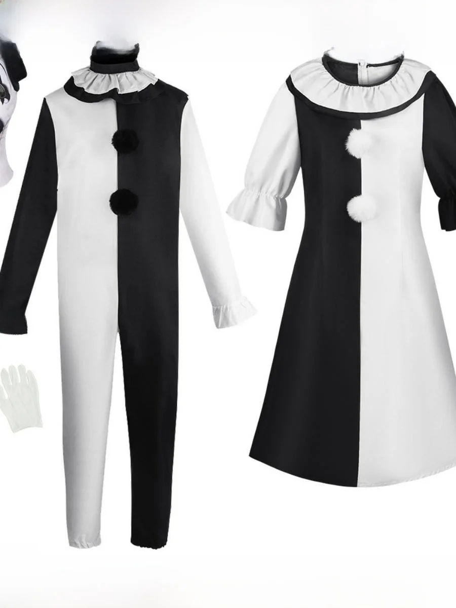 

New Halloween Terror Clown Cosplay Costume National Stage Costume Women's Fashionable Traditional Ethnic Clothing