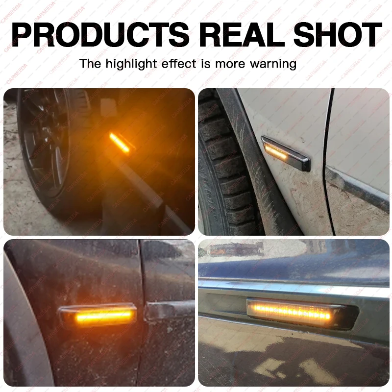 LED ديناميكية متتابعة الجانب ماركر ضوء لسيارات BMW X5 E53 الرياضة فائدة 4-Door 3 Series E36 سيدان 4-Door كوبيه 2-Door للتحويل #3