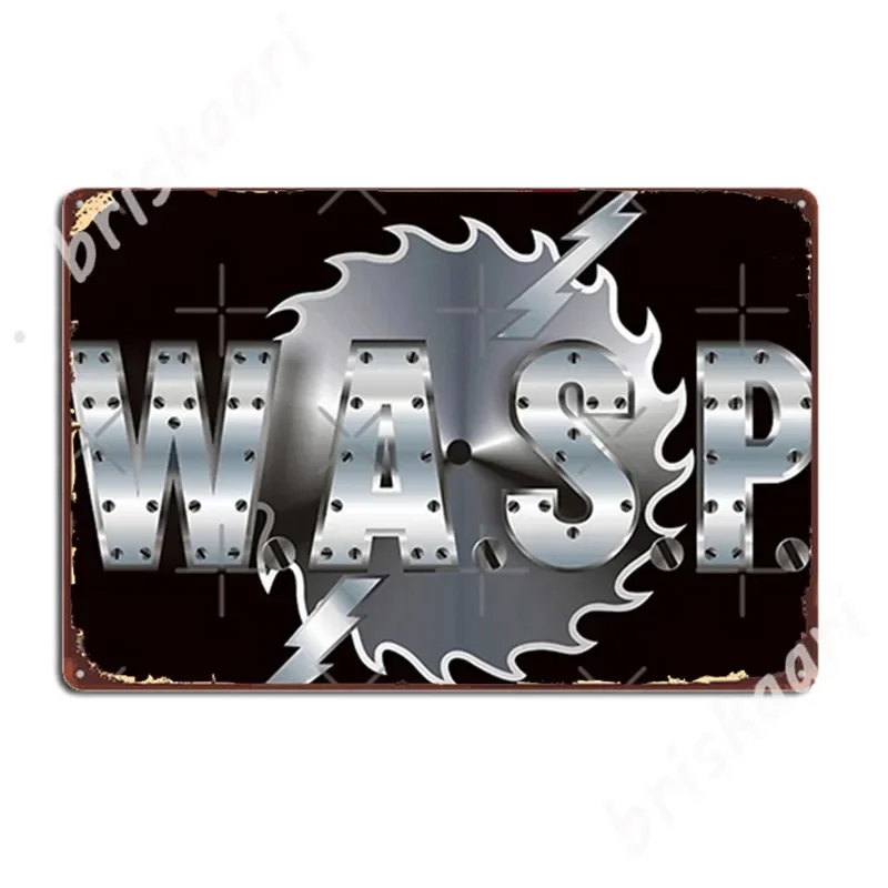 Wasp Logo Metal Signs Club Party Bar Cave Decoration Plaques Tin sign Posters