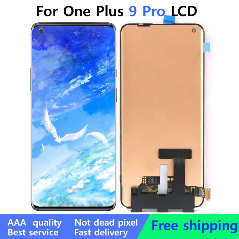 

100% Original Display For OnePlus 9 Pro LCD Display Touch Screen Digitizer Assembly For Oneplus 9Pro LCD With Frame Replacement