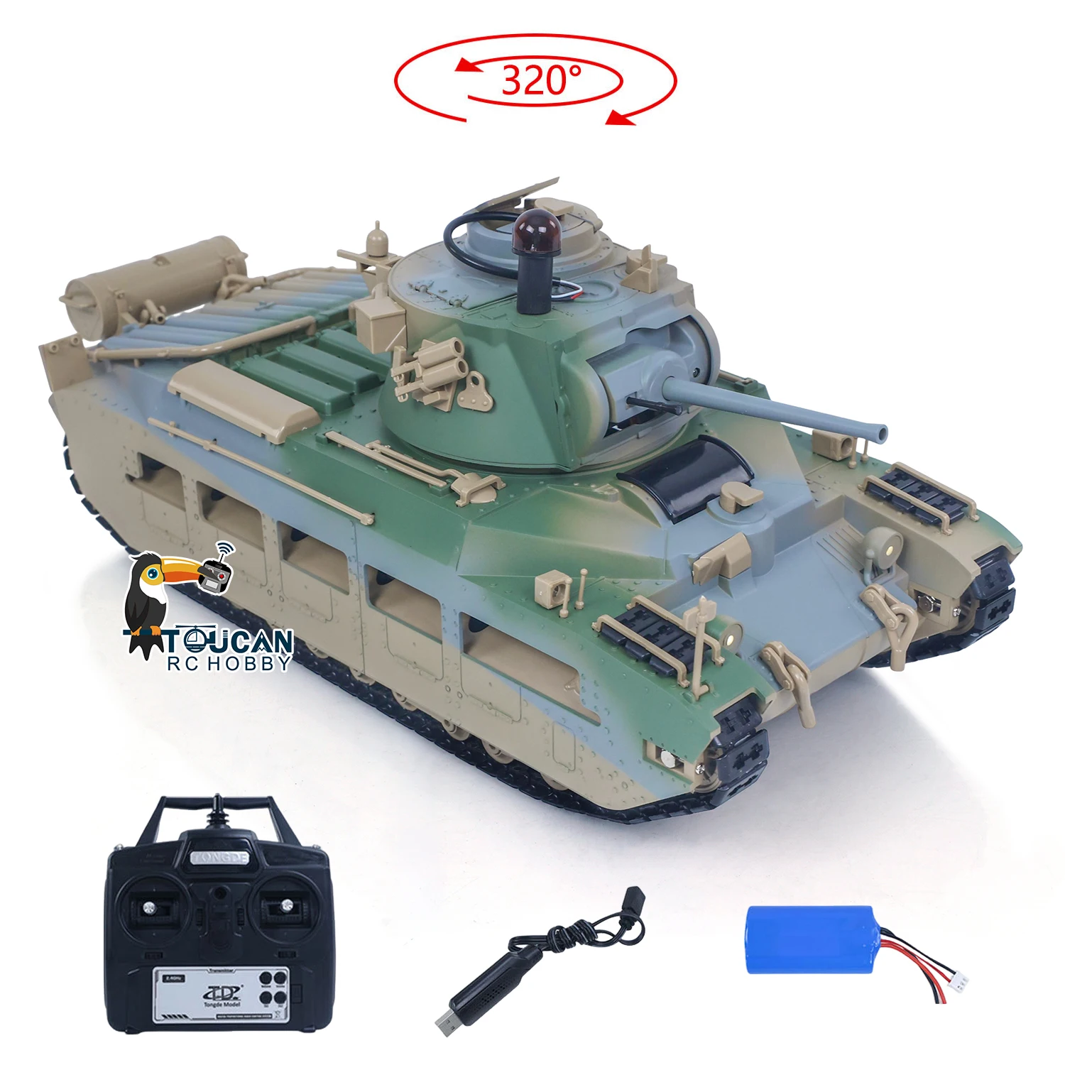 Rc Hobby Tank - 1/16 Tongde RC Tank Matilda III