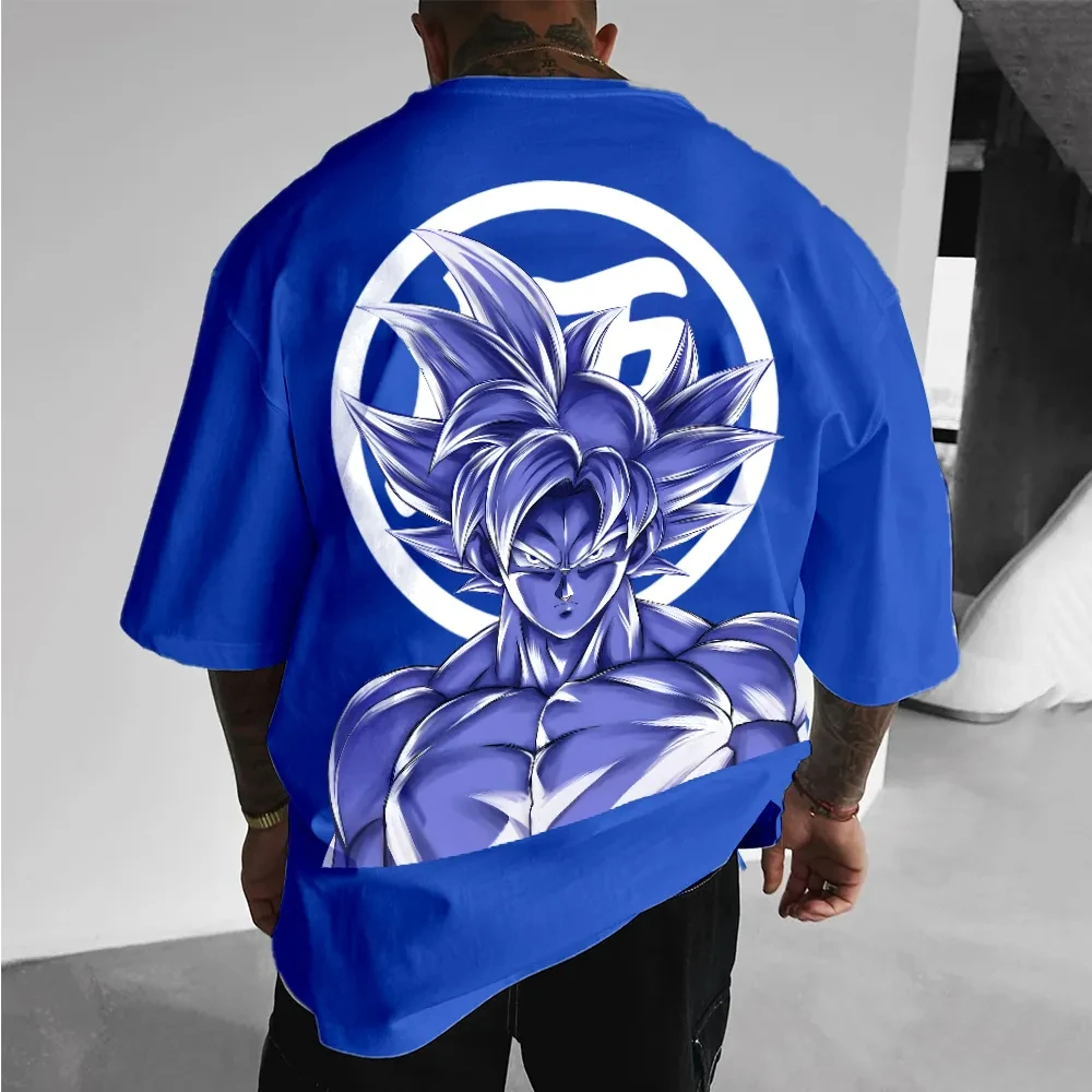 2025 Dragon Ball Wukong Riman T-shirt périphérique été col rond manches