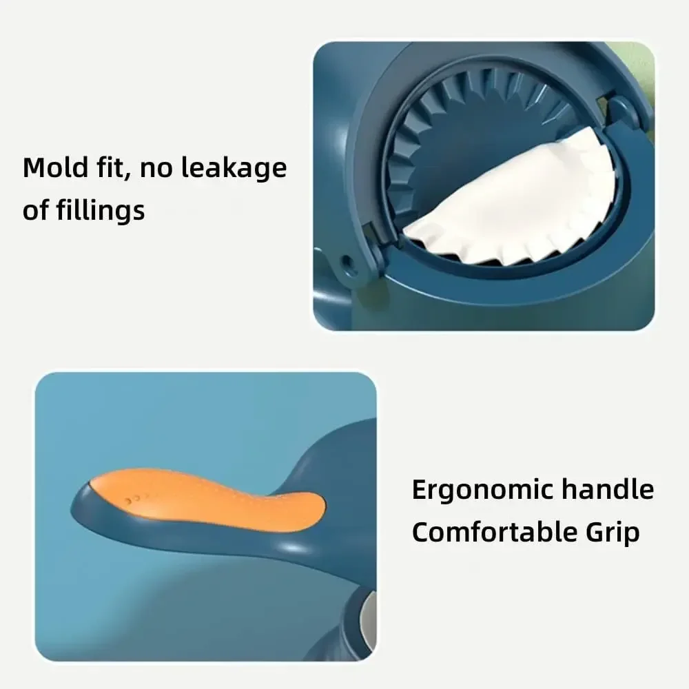 2025 New Kitchen Dumpling Noodles Making Tool 2 In 1 Dumpling Maker Machine For Adult Kids Dumpling Skin Wrapper Mould Dough Pre - Image 4