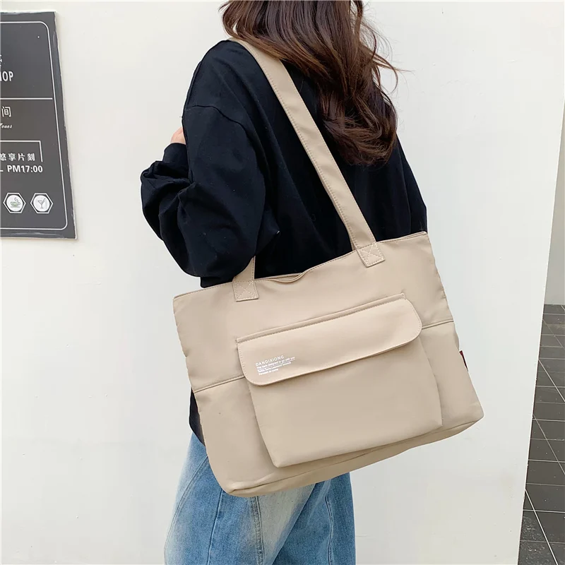 

Вместительная женская сумка-тоут из оксфорда, на плечо, через плечо, кроссбоди, для женщин, модная, повседневная, водонепроницаемая, дорожная сумка