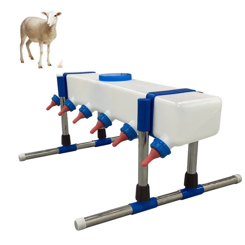 Veterinary plastic goat feeders for bottle feeding and breastfeeding
