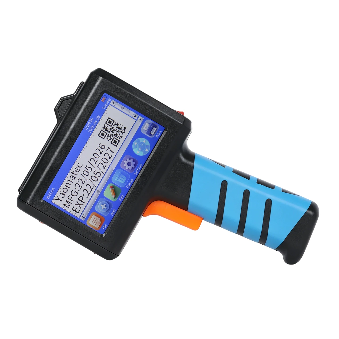 Yaomatec 1730 25 language date number logo expiry date label plastic carton hand jet handheld thermal inkjet printer