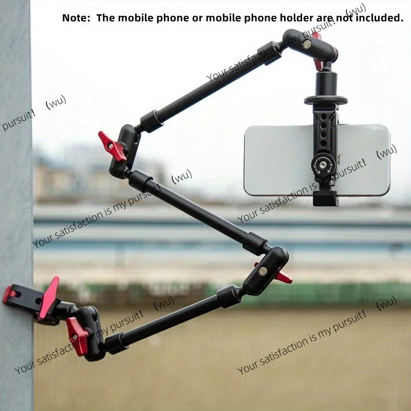 Three-section rotating mobile phone holder, aluminum alloy magic arm, two-section desktop holder, Amazon temu.