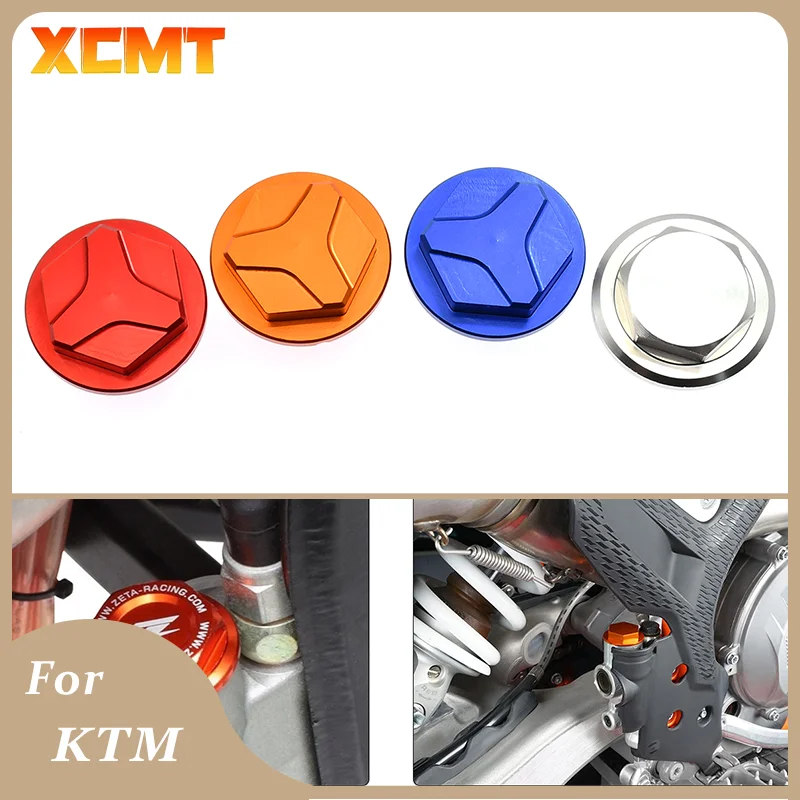 Motorcycles CNC Rear Brake Reservoir Cover Cap For GasGas EX MC 250 300 450 KTM EXC XCW XCFW SX SXF XC For Brembo Parts