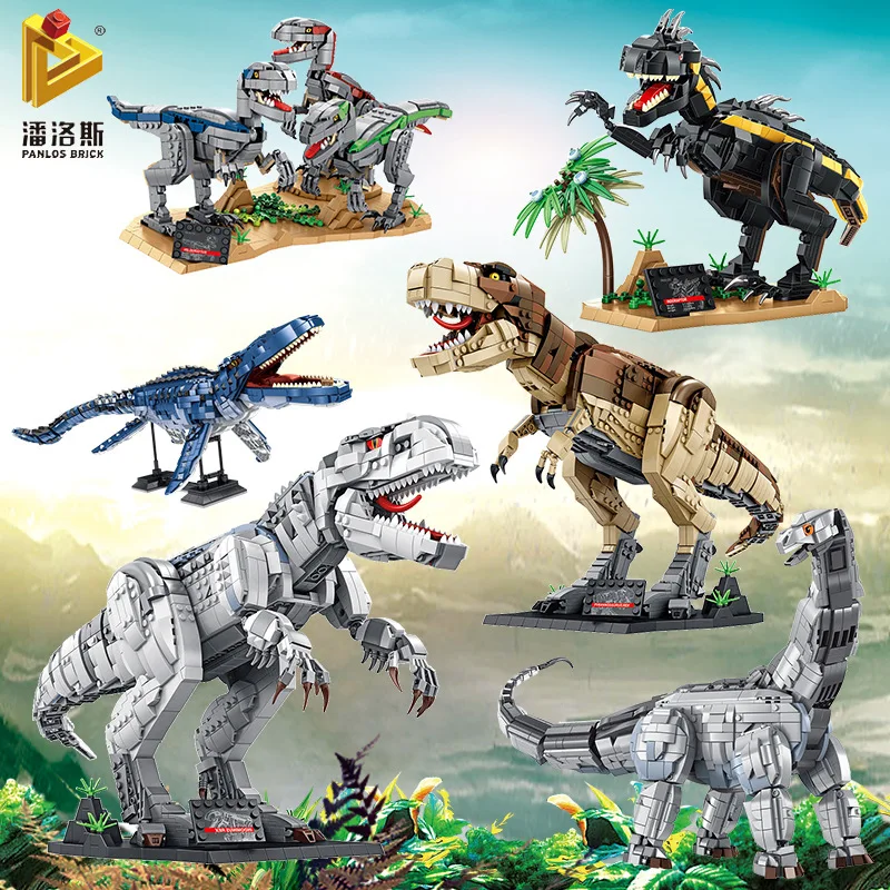 Penrose 611001 -6,8 Tiranossauro Rex grande simulação dinossauro Blocos de construção montados blocos de construção para crianças brinquedo