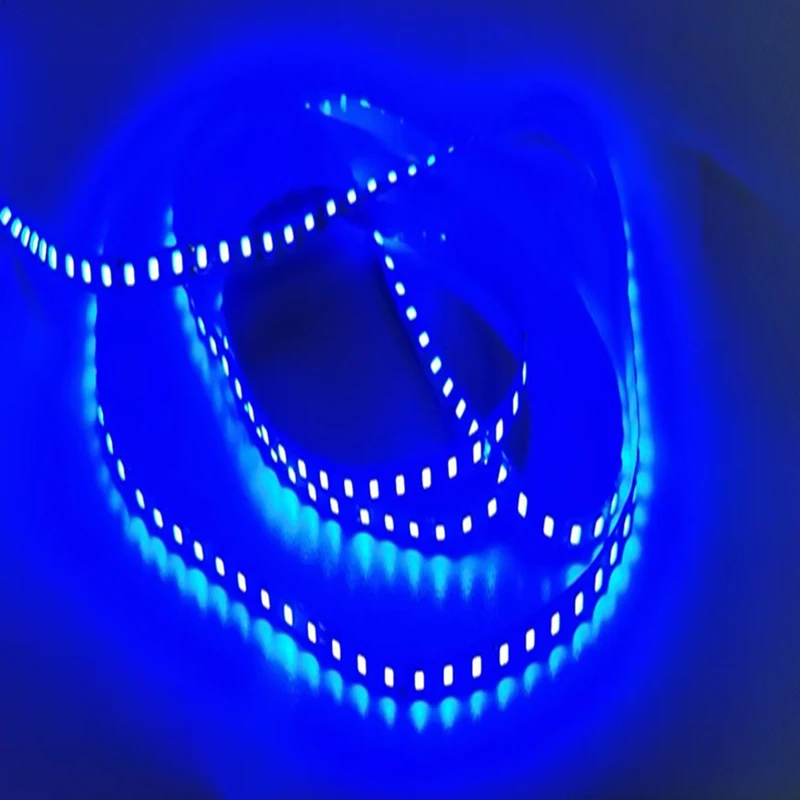 S Shape SMD2835 Flex LED Strip Light 6MM PCB 12V 120LEDS PER Meter Creen Red Blue IP20 For Separated Neon