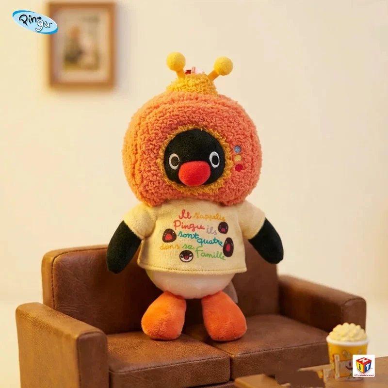 6pcs Pingu Childlike Treasure Chest Doll Pendant Blind Box Collectible Figure Desktop Ornament Mini Character Statue Trendy view 2