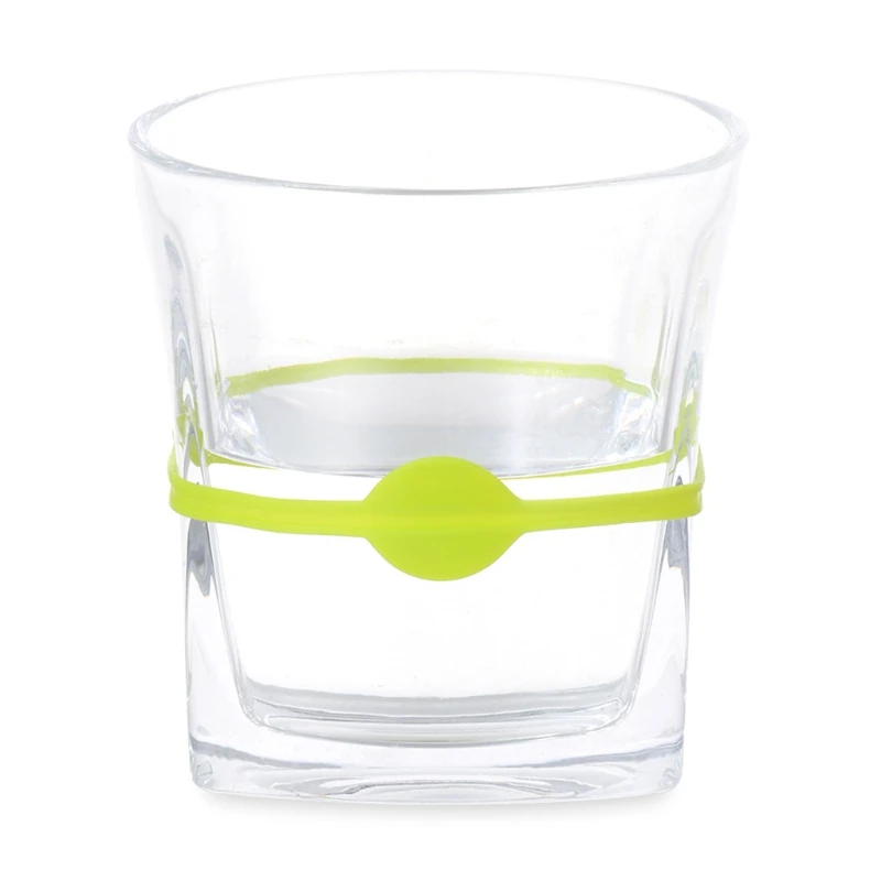 

6PCS Glass Cup Wine Bottle Strip Tag Silicone Drink Markers Wine Glass Dropship