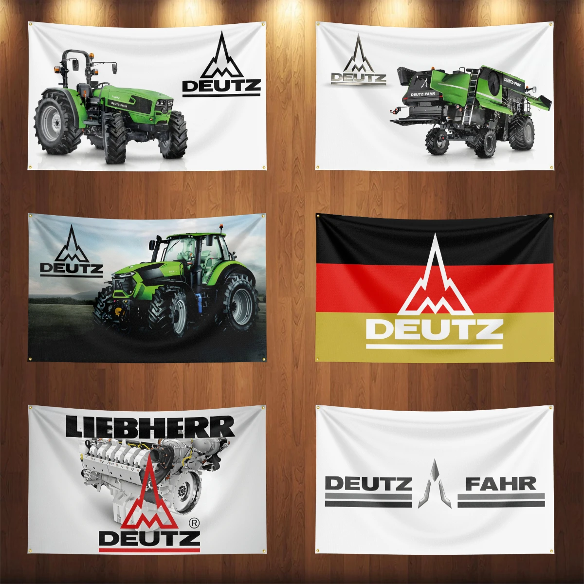 3×5ft D-Deutz AGs Tractors Flag Polyester Digital Printed Tool Tapestry Banner Curtain For Decor B