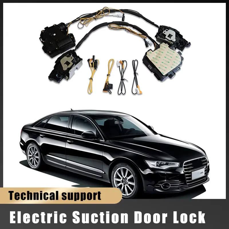 Smart Auto Electric Suction Door Lock for Audi A6-790 Automatic Soft Close Door Super Silence Car Vehicle Door