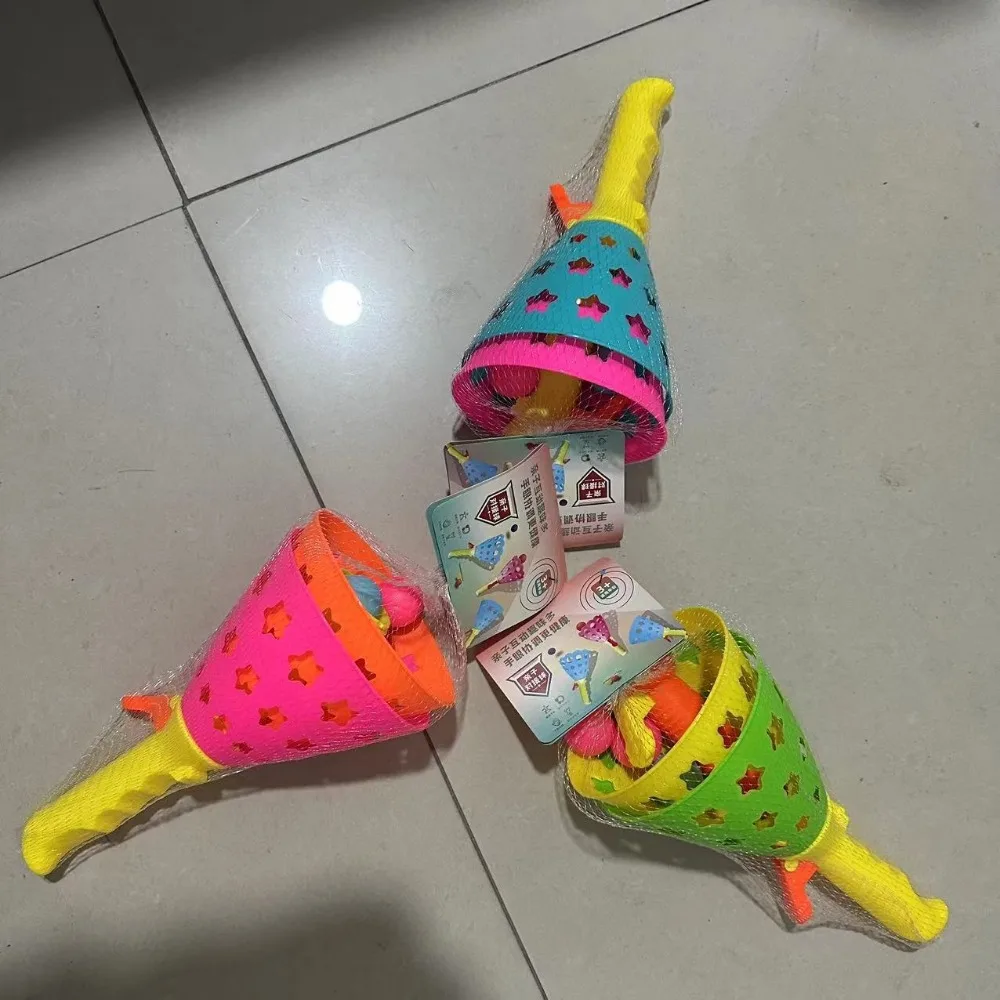 Children Double Throwing Ball Elastic Sports Toys Puzzle Toy Parent-child Interaction