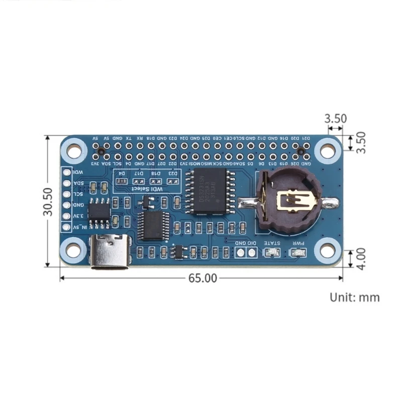 Echtzeituhr WatchDogs HAT für RaspberryPi/JetsonNano Echtzeituhr F19E