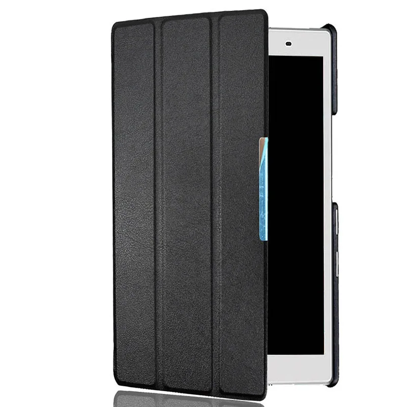 Case for Lenovo Tab 4 8.0 (Model:TB-8504F 8504N) Tablet, Tri-fold Flip Durable Leather Portable Protective Sleeve with Stand