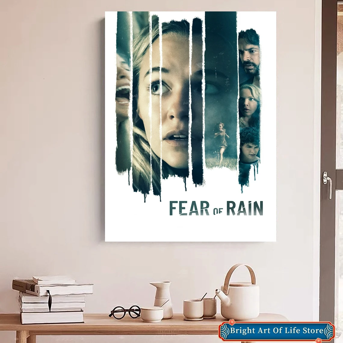 Fear of Rain Movie Poster Art Cover Star Photo Print Apartment Home Decor Wall Painting (No Frame)