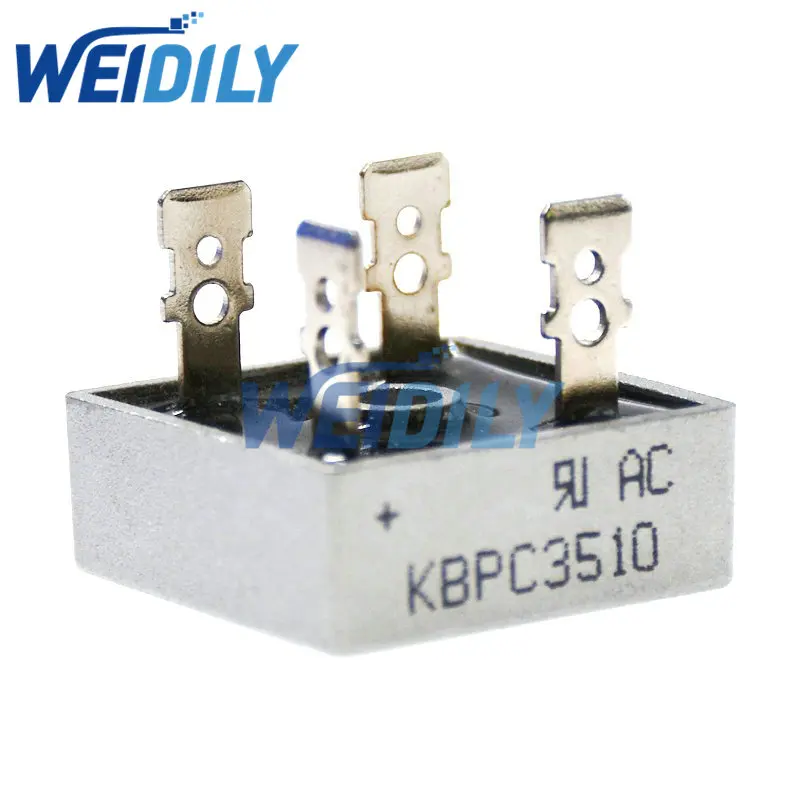 2PCS Diode Bridge Rectifier KBPC1510 KBPC2510 KBPC3510 KBPC5010 DIP Rectifiers 15A 25A 35A 50A 1000V