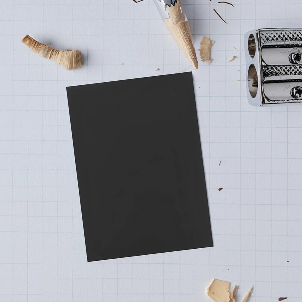 

40 Sheets Black Cardstock Thick Paper A4 Size Heavyweight for Invitations Greeting Cards DIY Craft Printing Scrapbooking Art