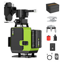 LFINE 12/16 Line 4D Laser Level Green Light 360° Horizontal And Vertical Self-leveling High-precision Cross Line Lithium Battery