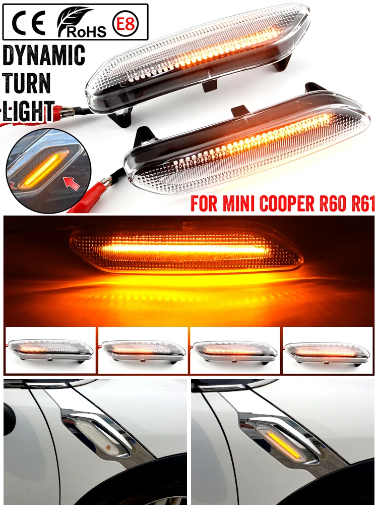 LED Turn Signal Flowing Lights Indicator Blinker