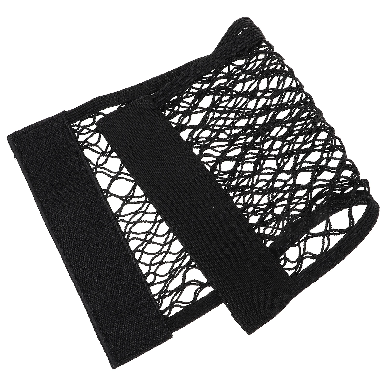 

Car Mesh Bag Storage Net Pocket Holder Cargo Trunk Hooks Elastic Netting Double Layer Breathable Mesh Design Home Use