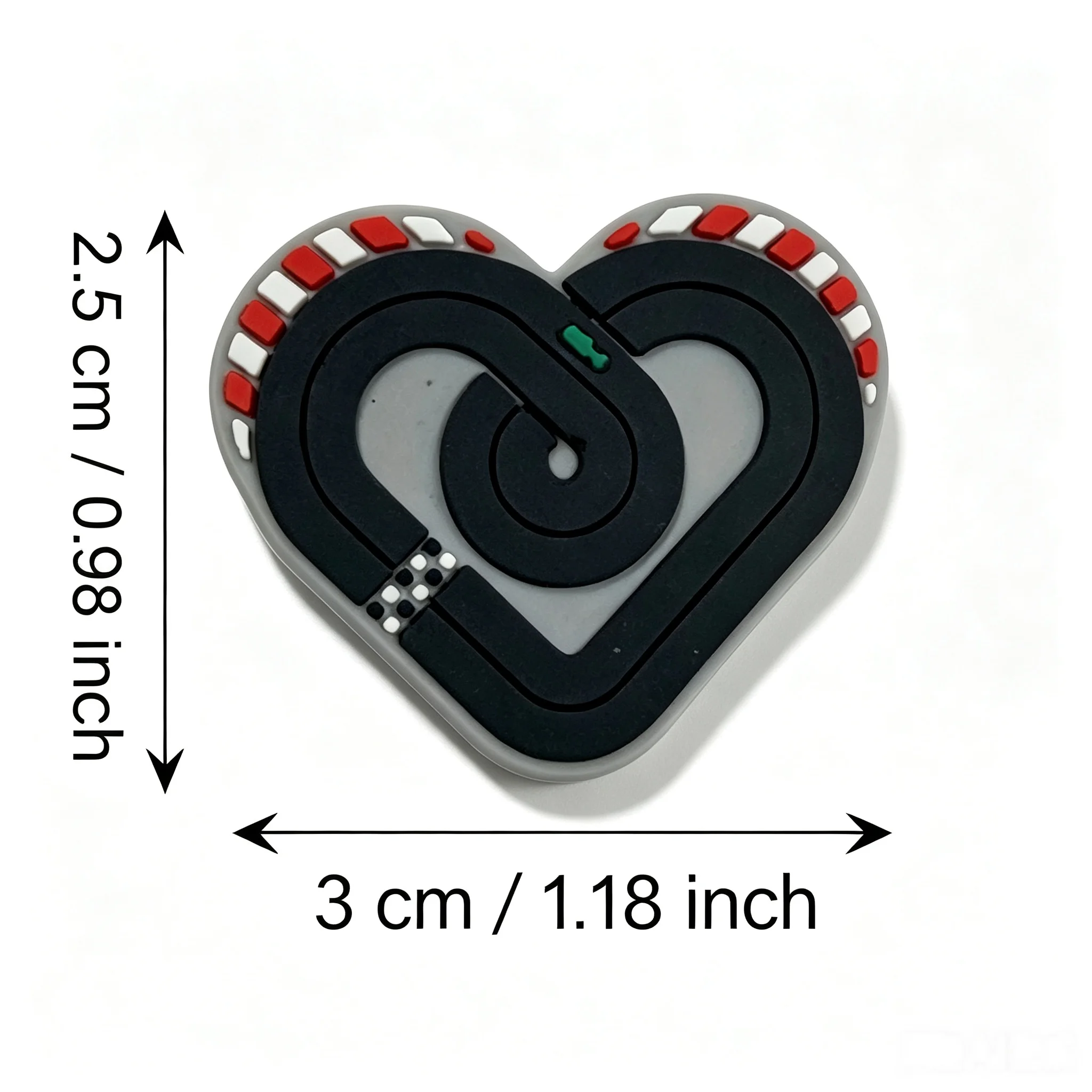 8 Stück Cartoon-Rennwagen PVC-Sandalen-Schuhdekoration Gartenschuh-Knopf-Accessoires Schuh-Charms für Armbänder DIY Rucksack – Detail 1