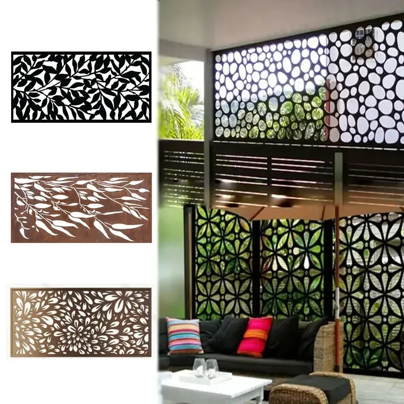 Decorative metal aluminum stainless steel glass bathroom office room wall panels interior wall divider partition