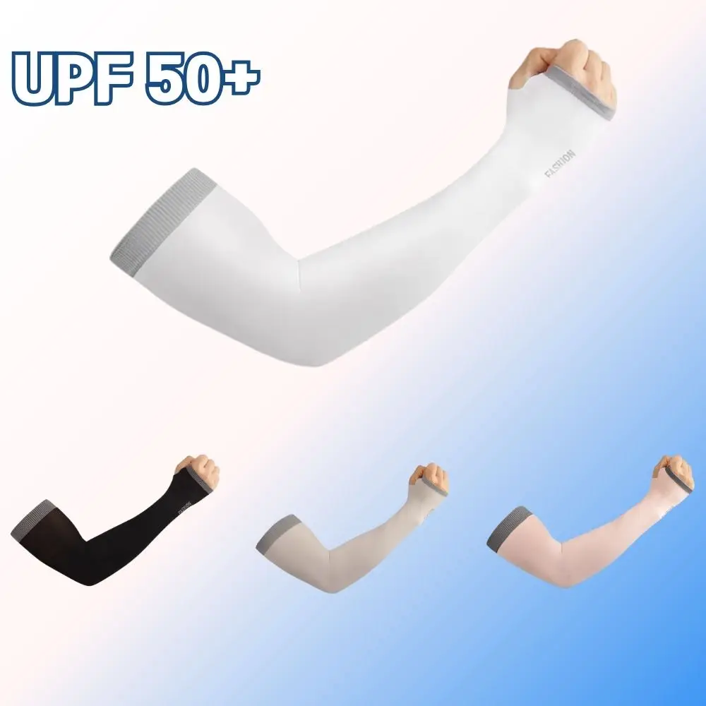 

UV Protect Sports Arm Sleeves Cycling Ice Arm Protection Road Bike Sleeves Cycling Fingerless Glove Cool Muff Elastic Arm Cover