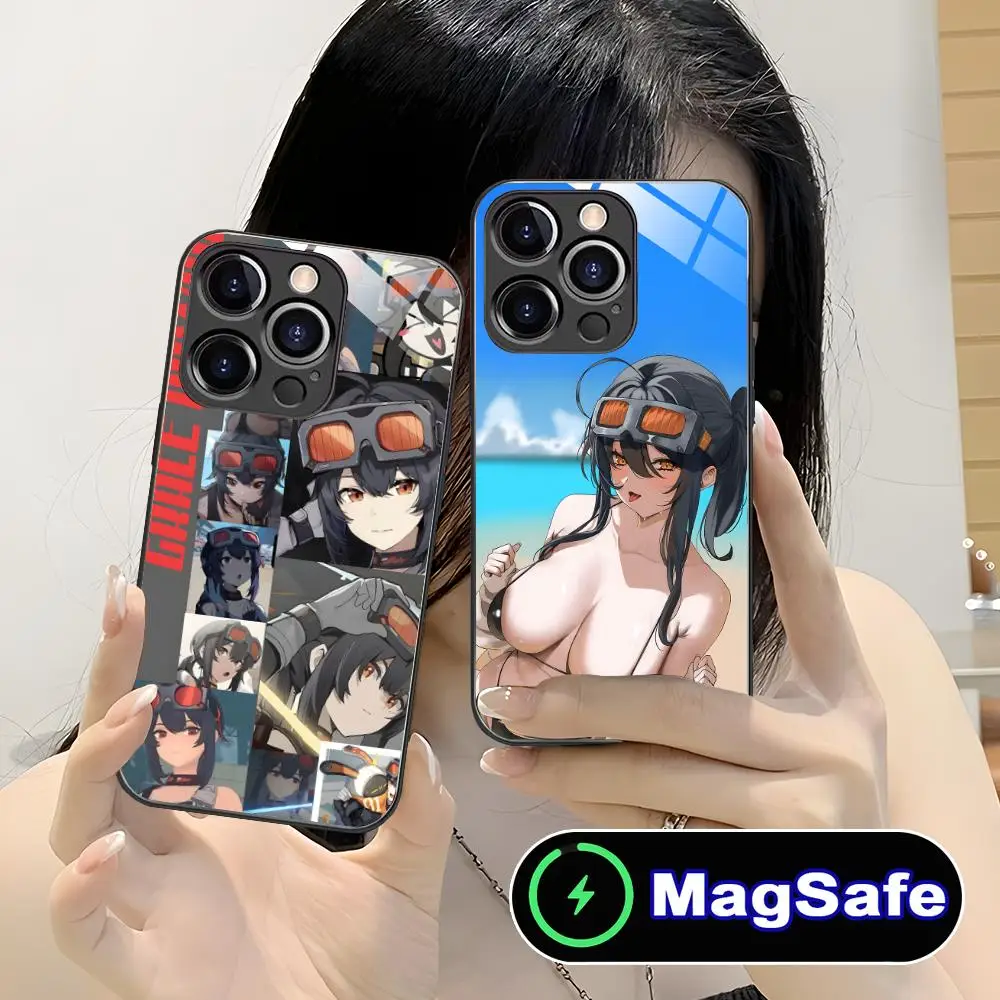 

ZZZ Grace Howard Phone Case for iPhone 16 15 14 13 12 11 Pro Max Plus Mini MagSafe Glass Colour Protective Cellphones Pretty