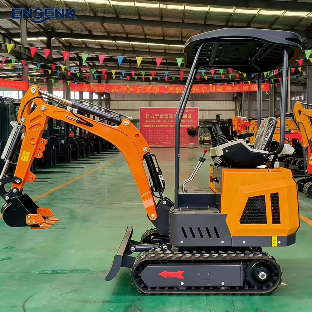 

13.5HP 2.0/1.5Ton Mini Excavator Excavators Construction Tools For Europe Bager 2.0T Thumb Clamp Added