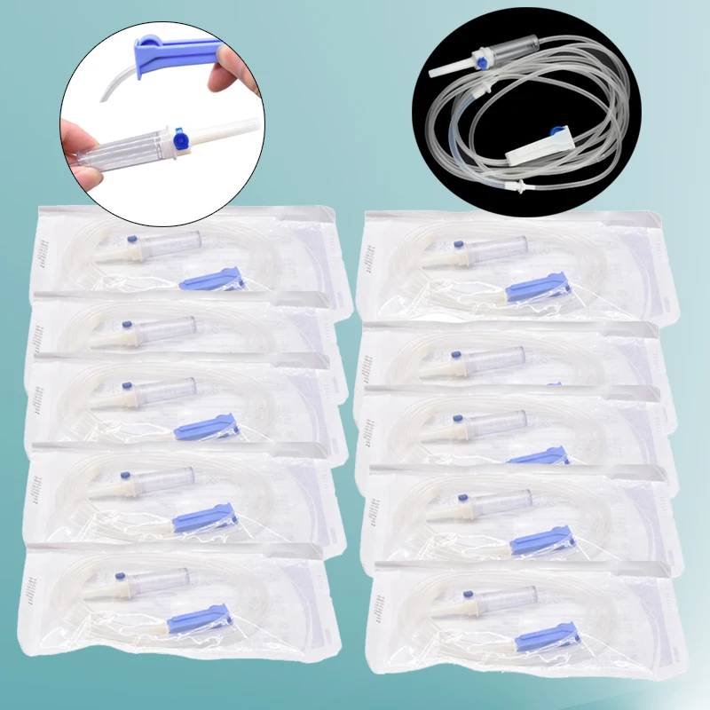 

5/10Pcs Dental Irrigation Disposable Tube Kit Implant Flush Hose Transparent Disposable Tube Match Nsk Oral Irrigation Kit Tools