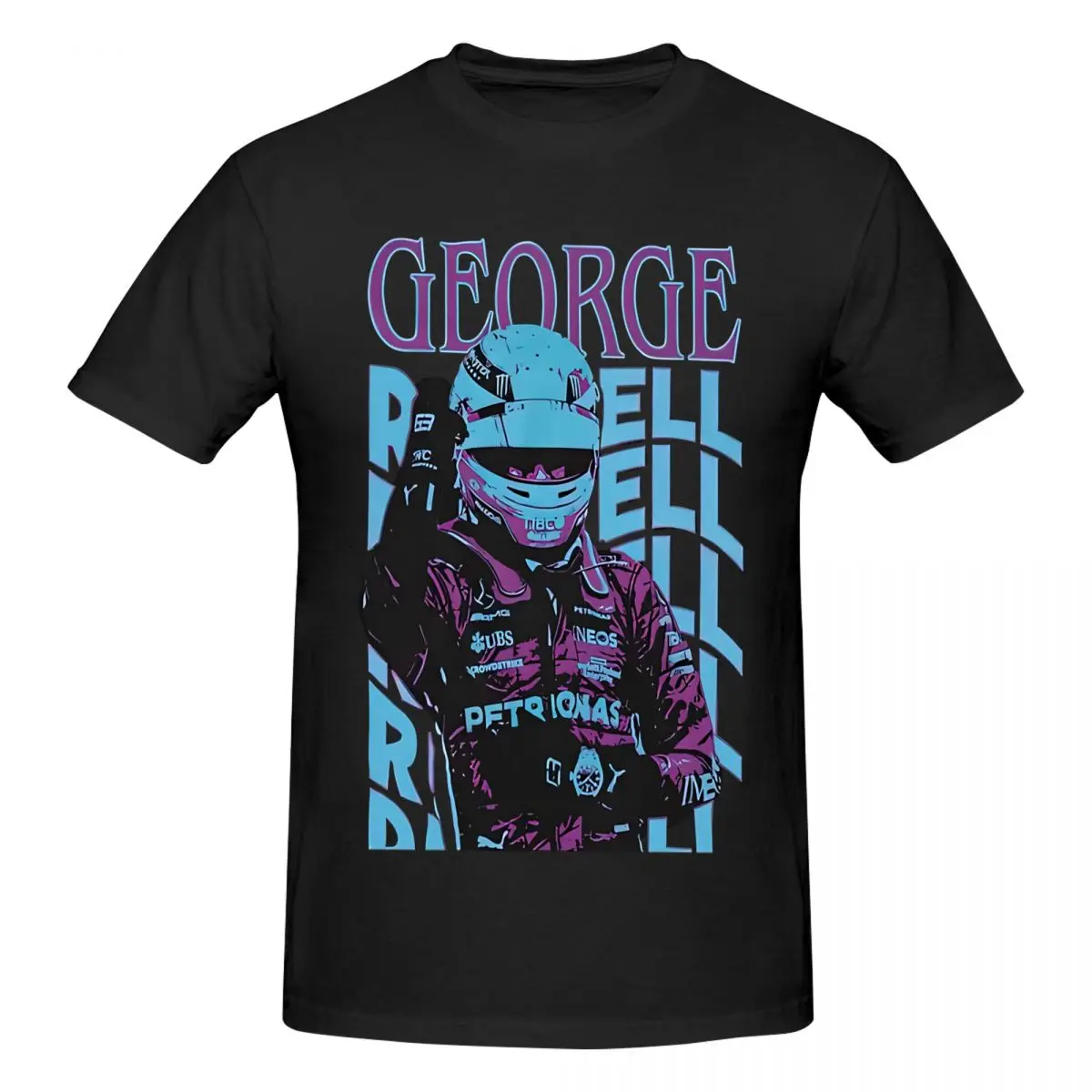 George Russell So Cool magliette uomo puro cotone novità T-Shirt girocollo F1 Tee Shirt manica corta abbigliamento 4XL 5XL