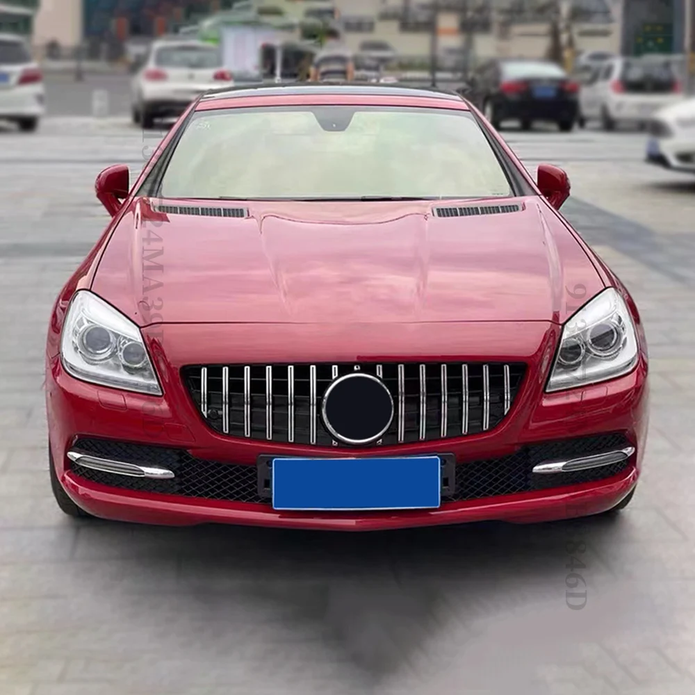 

Used for the modification plan of the Mercedes R172 Mercedes SLK 2011-2015 Diamond GT engine hood mesh radiator grille body kit
