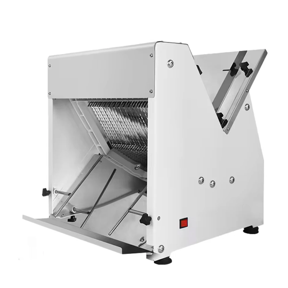 

Коммерческая автоматическая хлебопекарная слайсер из нержавеющей стали, машина для резки хлеба и сэндвичей, тостовая слайсер