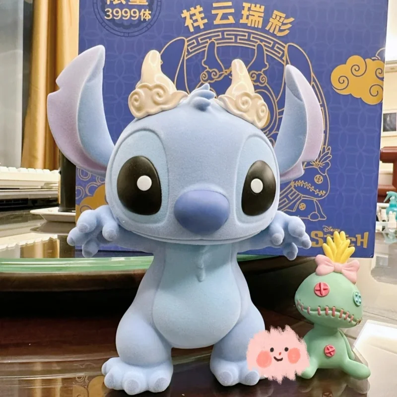

Original Limited Edition Disney Figure The Year Of Dragon Limited Series Stitch Action Figure Cartoon Collectible Model Toy Gift