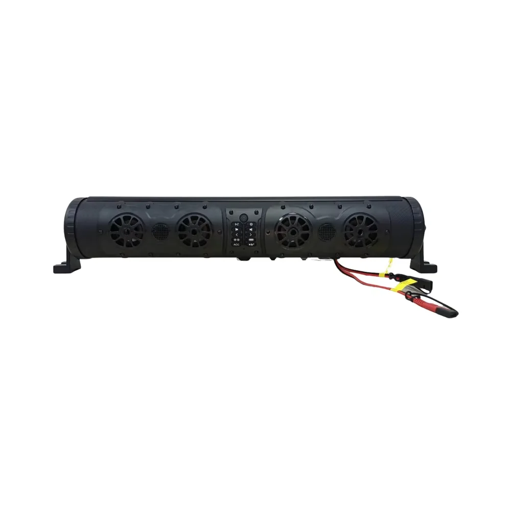 

32 Inch RGB Soundbar Waterproof Bluetooth Multicolor Lights 500W Soundbar for UTV ATV Golf Cart