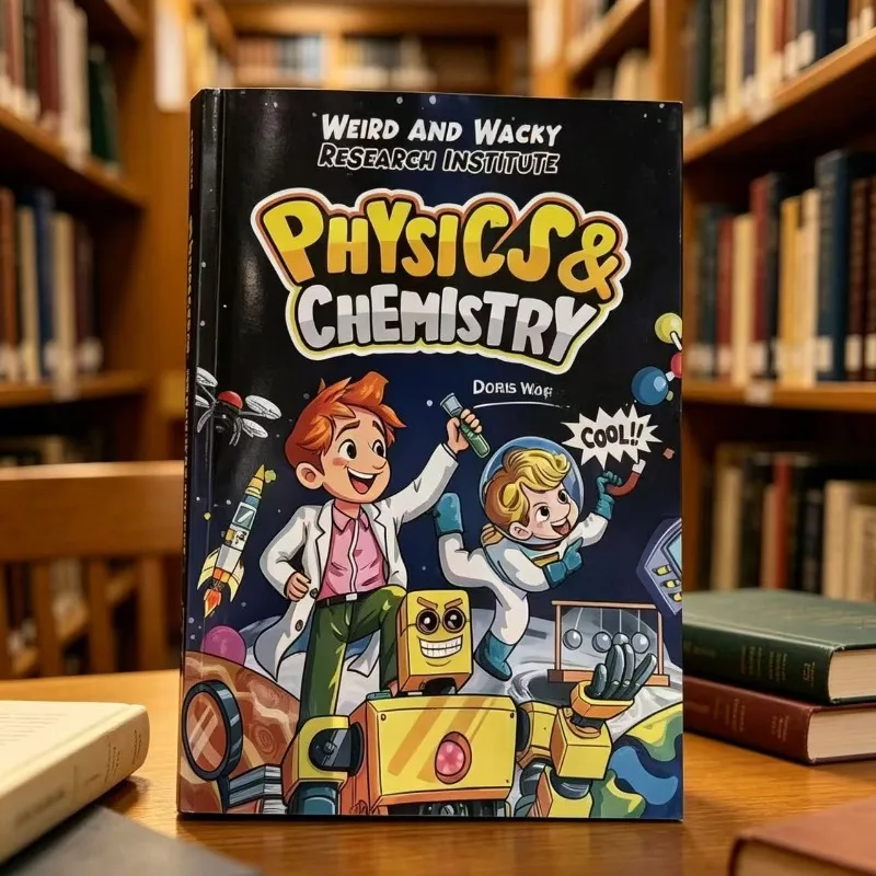 Weird and Wacky Research Institute: Physics & Chemistry - Fun STEM Science Book for Kids Educational Learning Gift By Doris Walt