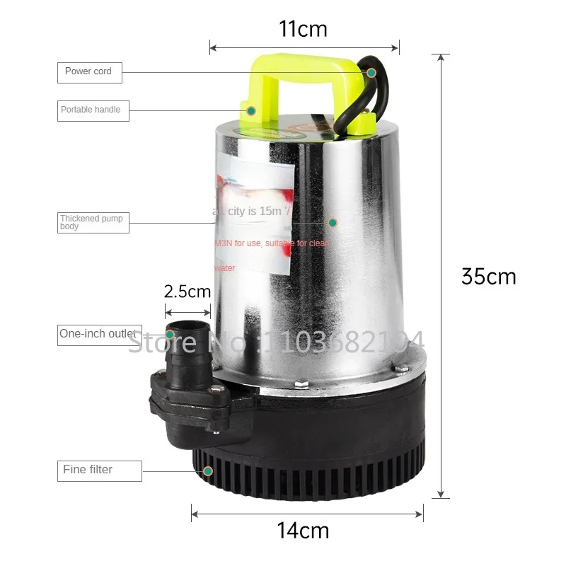 

Electric DC Submersible Battery Car Pumps, Fresh Water Pump for Agricultural, 84V, 96V